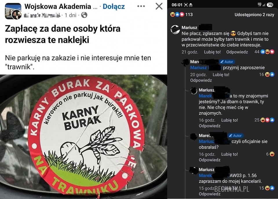 Naklejki na WAT